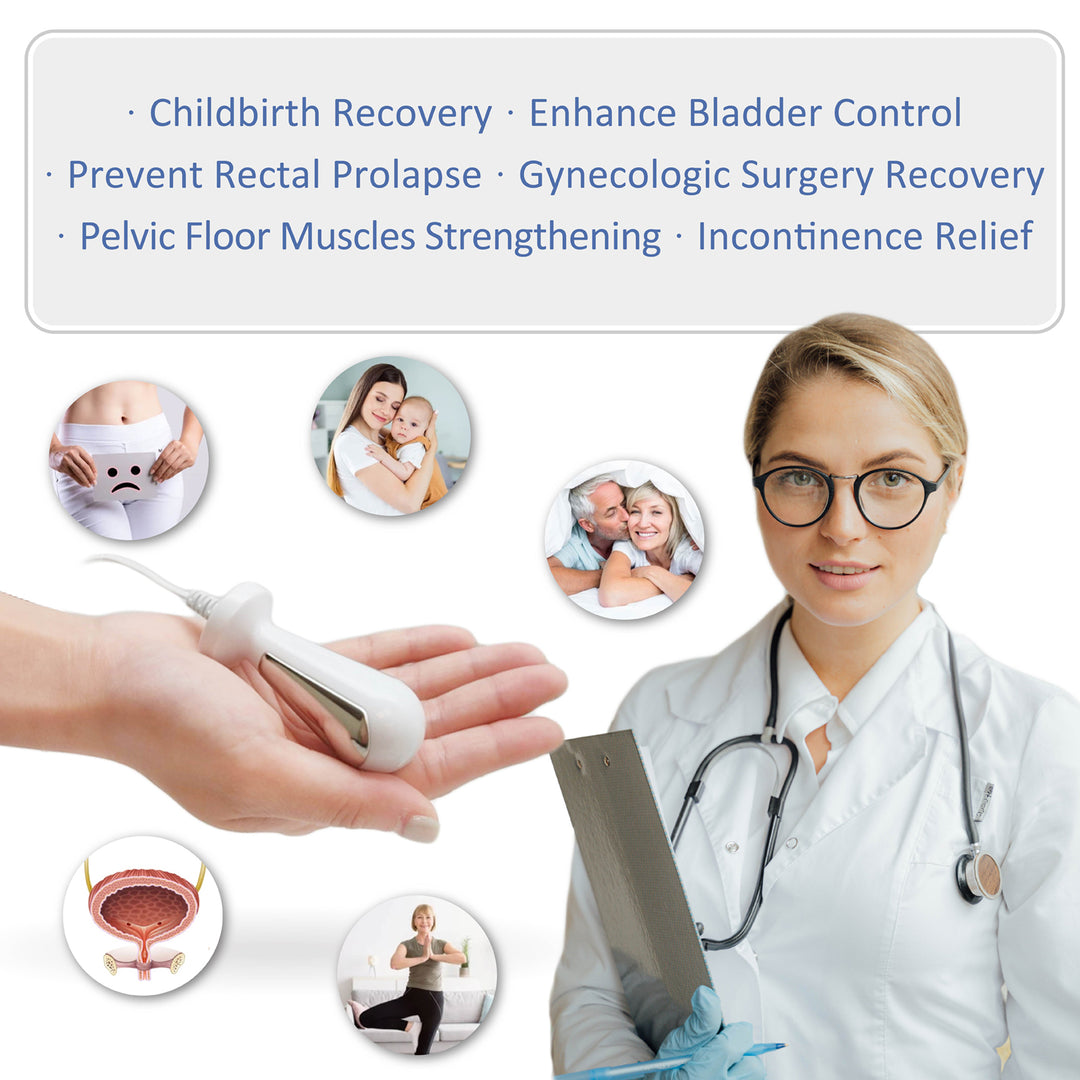 iStim Probe for Kegel Exercise, Pelvic Floor Electrical Muscle Stimulation, Incontinence - Compatible with TENS/EMS Approved… (Vaginal)